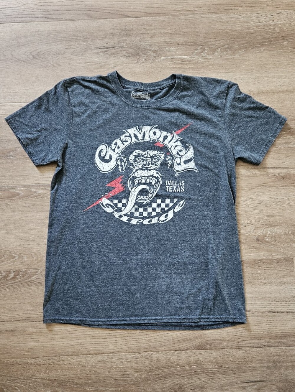 Gas Monkey Gray Graphic Tee Size L